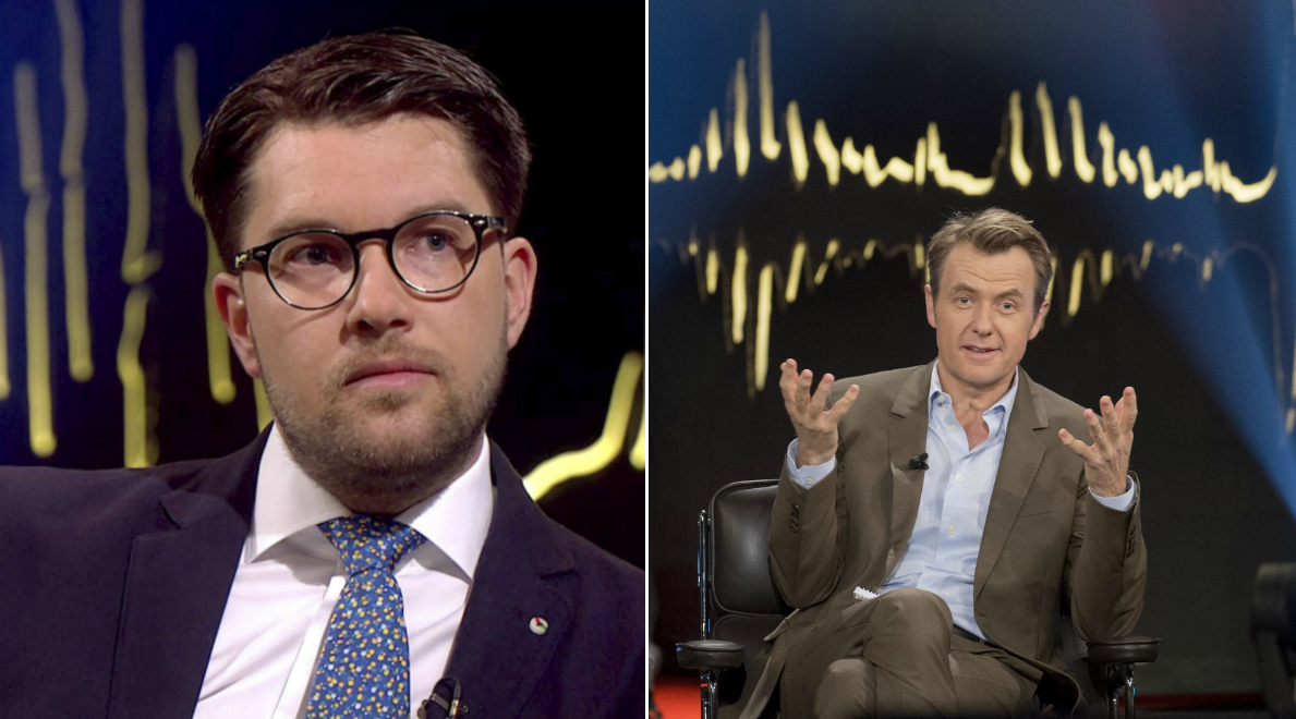 Jimmie Åkesson, SVT, Kritik, Skavlan, tittare, NRK